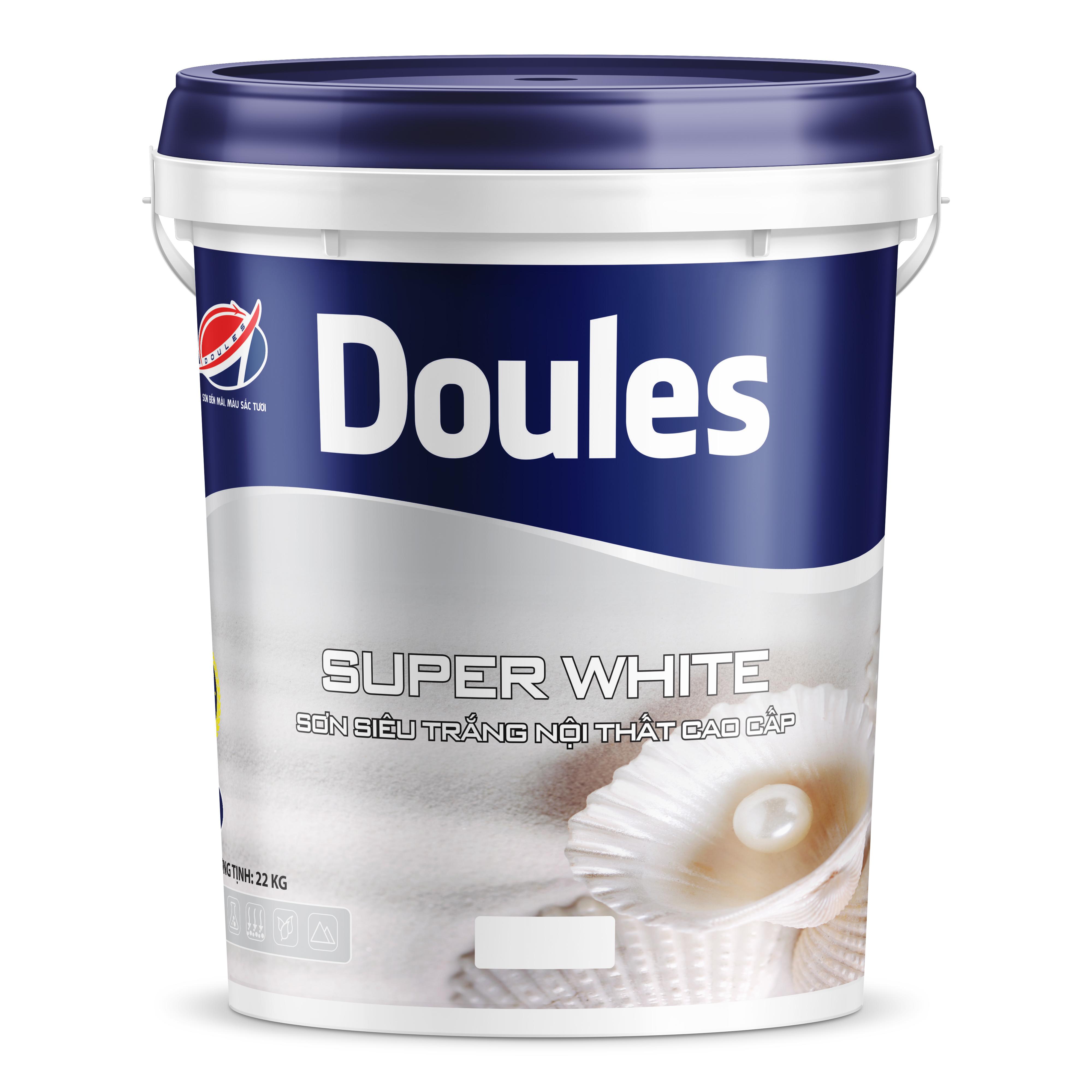 Sơn Doules Super White siêu trắng nội thất